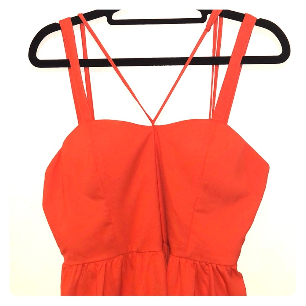 Peach Midi dress